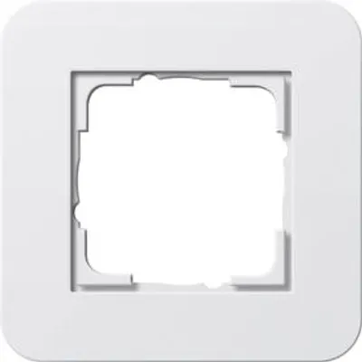 Image de Gira Cadre de finition simple blanc pur/blanc pur 0211410