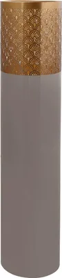 Produktbild von Bodenvase Art Deco 1120 Grau / Gold
