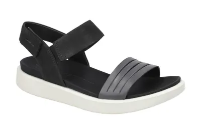 Produktbild von Ecco FLOWT Damen Sandalette - Riemchen Sandalen schwarz Freizeit NEU