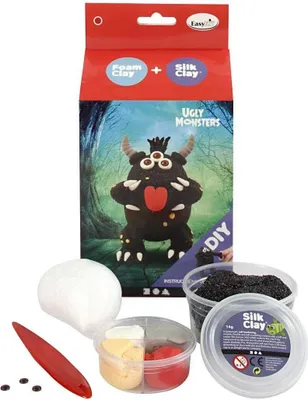 Produktbild von Foam Clay Foam Clay DIY Kit Monster Zwart