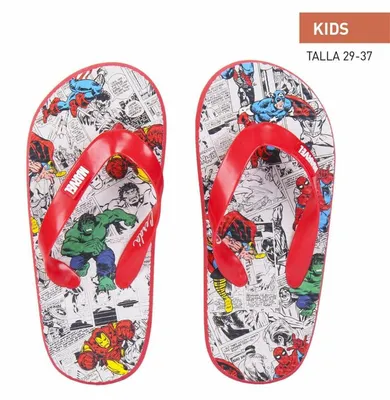 Produktbild von Flip Flops für Kinder Marvel Rot: 35