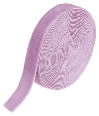 Fluwelen Band 1,5 m x 1,5 cm, lila, seidig weich