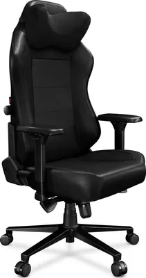 Produktbild von Yumisu 2054 Gaming-Stuhl, Schwarz, Kunstleder, verstellbare Armlehnen, Bürostuhl, schwarz