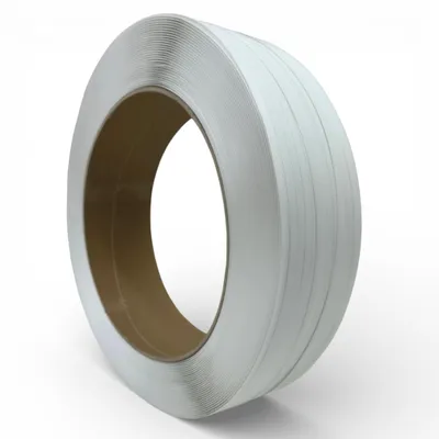 Produktbild von Umreifungsband 12 x 0,8 mm | 160 kg (1600 N) Reißfestigkeit | 2300 m Rolle | 406 mm Kern | PP Verpackungsband für Paletten & Kartons Palettenband