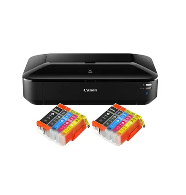 Produktbild von Canon Pixma iX6850 Tintenstrahldrucker mit 10 kompatiblen XL Patronen