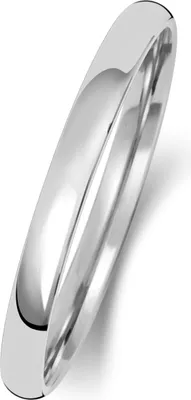 Produktbild von 9 Karat (375) Weißgold 2mm Slight Court Form Herren/Damen - Trauring/Ehering/Hochzeitsring, 50 (15.9); TRS150939KWRSK