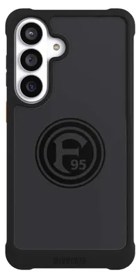 Produktbild von NIVOCASE Hülle für Samsung Galaxy S26+ Stoßfeste Handyhülle NIVOmax Case Schwarz F95 Fortuna Düsseldorf Logo