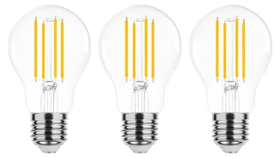 Produktbild von Modee E27 LED Filamentlampe A60 7W 806lm 2700K Warmweiß 3 Stück