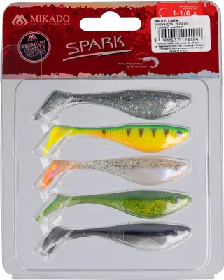 Image de Mikado Spark Rubber Lures 7Cm/ Mix