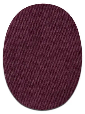 Obrázok produktu pre Mono Quick fabric patch oval berry 2 kusy - záplata, nažehľovačka, nažehľovací obrázok, nášivka, nažehľovačka, veľkosť: 11,2 x 8,5 cm