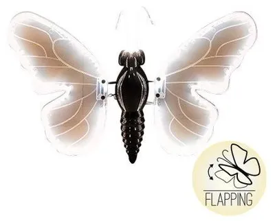 Productafbeelding van Vlinder bewegende vleugels warm wit 40 cm LED Anna's Collection