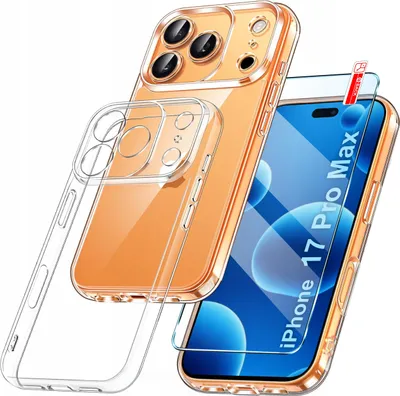 Obrázok produktu pre Puzdro pre iPhone 17 Pro Max STRENGTHENED CLEAR CASE 2MM + sklo 9H