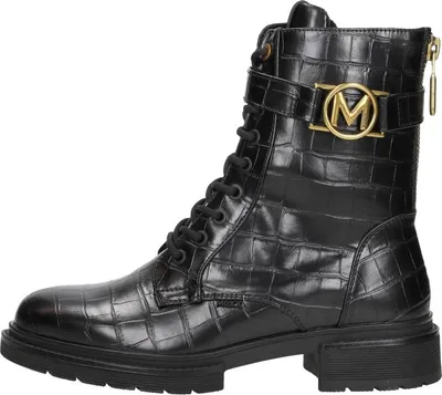 Image de Mexx Kimberley Glad  Veterschoenen Hoog - Zwart - Maat 41