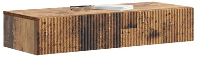 Image de vidaXL Table d'appoint murale, 87,5 x 34,5 x 17 cm, en panneaux de particules