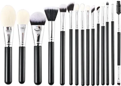 Obrázek produktu pro INF Profesionální 15dílná sada štětců na make-up s držákem