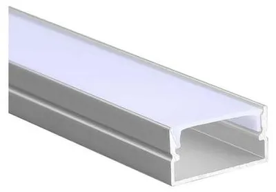 Obrázek produktu pro Sada lineárních hliníkových profilů pro LED pásky 220 V s neprůhledným krytem - 2 m, 4 krytky a 4 držáky