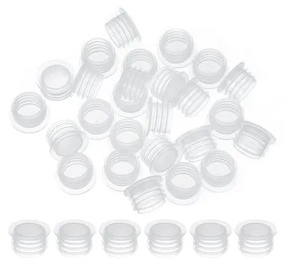 Pfefferstreuer-Stopfen 14 mm, 50 Stück, transparent, PE-Kunststoff