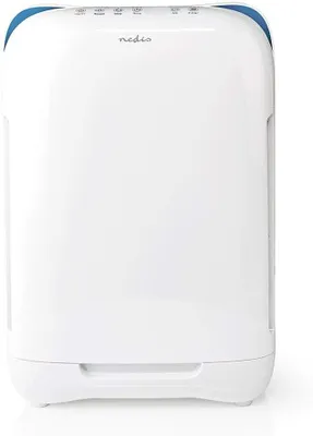 Obrázok produktu pre Čistič vzduchu – pre miestnosti 25 m² – 35–54 dB – Indikátor kvality vzduchu – HEPA filter – Odstraňuje peľ a roztoče – Vhodný pre alergikov – S ionizátorom – 3 rýchlosti – Nočný režim – Výška 1,8 m – Farba: biela
