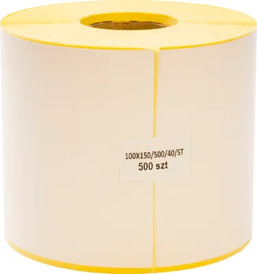 Produktbild von Weiße Thermo Etiketten auf Rolle - 100x150 mm - 500 Stück