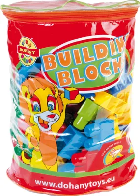 Immagine prodotto di Dohany Maxi Bloxx mattoncini da costruzione mattoncini borchiati borsa 112 pezzi 18M+