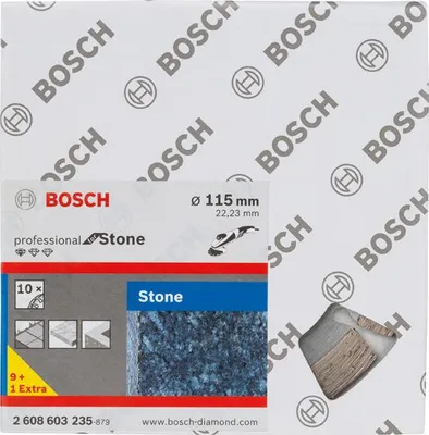 Produktbild von Diamanttrennscheibe Standard for Stone, 115 x 22,23 x 1,6 x 10 mm, 10er-Pack