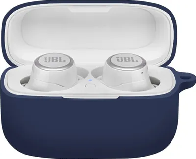 Produktbild von König Design Hülle kompatibel mit JBL Live 300TWS Kunststoff Full Cover Handyhülle - Case Dunkelblau