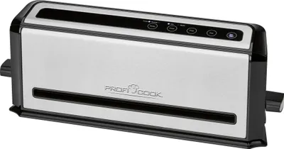 Zdjęcie produktu dla ProfiCook PC-VK 1133, Stal nierdzewna, 800 mbar, Marynować, Pieczęć próżniowa, Stal nierdzewna, Dotyk, 110 W