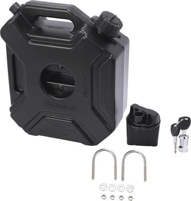 Productafbeelding van Famanu brandstoftank, 5 liter - zwart, met slot