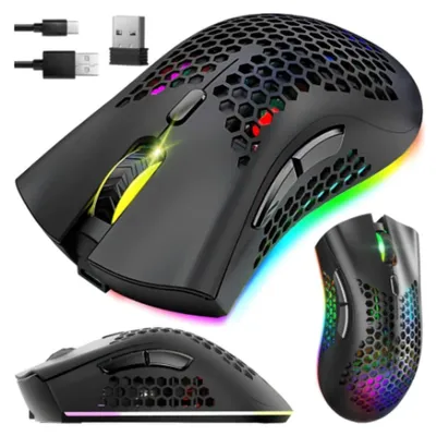 Obrázek produktu pro 2,4 ghz bezdrátová laptopová myš optický senzor iluminace