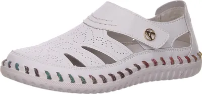 Produktbild von Artiker Slipper durchbrochen in weiss/weiss kombi, Gr. 40