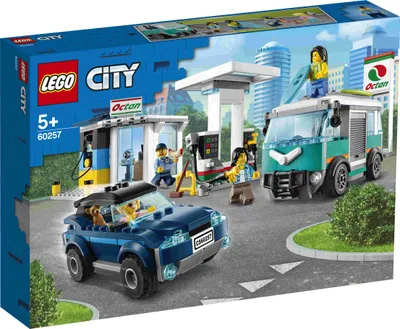 Zdjęcie produktu dla LEGO City Nitro Wheels Service Station Set, Zestaw do budowania, 5 lat(a), 354 szt., 685 g