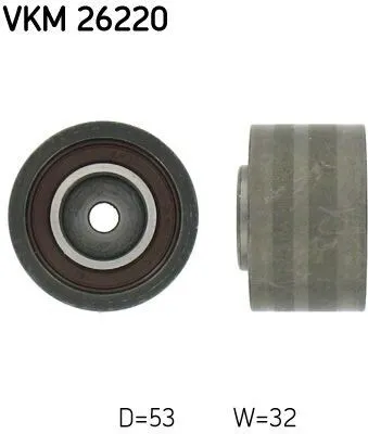 Produktbild von SKF VKM 26220 Umlenkrolle Zahnriemen für VOLVO V70 II (285) XC60 (156) V50 (545) XC90 I (275) V70 III (135)