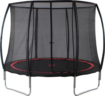 Produktbild von Small Foot 10063 Trampolin mit Sicherheitsnetz Black Spider, schwarz (1 Stück)