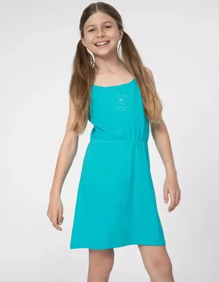 Imagen del producto de Vestido infantil, talla 128, color azul, modelo 4FJSS23TDREF026-46S