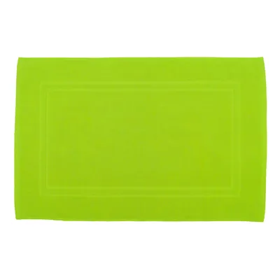 Produktbild von Julie Julsen® Badvorleger Duschvorleger Doppel Rahmen Apfelgrün,50 x 80 cm