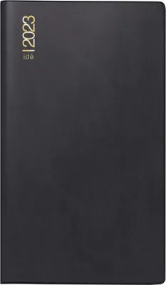 Produktbild von rido/idé Wochenkalender Modell TM 15 2023 Blattgröße 8,7 x 15,3 cm schwarz