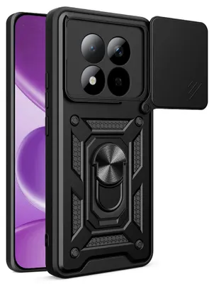 Produktbild von Handyhülle für Xiaomi Redmi Note 15 Pro 4G, Techsuit CamShield Series, Schwarz