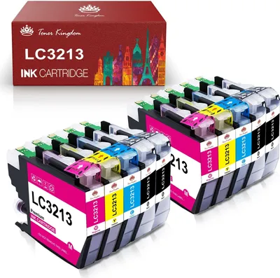 A product shot of multiple ink cartridges and their packaging.