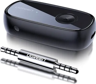 Produktbild von Ugreen Bluetooth 5.0 Audioempfänger AUX aptX, aptX LL Mini-Kopfhörerbuchse schwarz (70304)