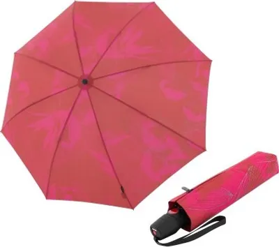 Obrázek produktu pro Knirps KNIRPS T.200 Medium Duomatic Garden Scarlet - elegantní plně automatický deštník