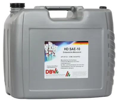 Produktbild von DBV Motorenöl HD SAE 10W 20-Liter-Kanister