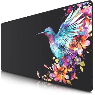 Zdjęcie produktu dla Titanwolf Gaming Mouse Pad XXL, 900 x 400 x 3 mm, podkładka na biurko, zmywalna, antypoślizgowy spód, szybkość i precyzja, kolor Colibri