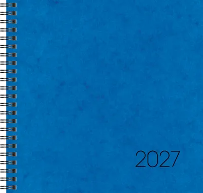 Produktbild von 2027 BRUNNEN Buchkalender21x21cm bl 2S/1WKarton