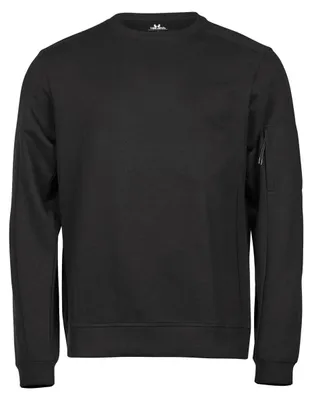 Produktbild von Tee Jays - "Athletic" Sweatshirt Rundhalsausschnitt für Herren FK2237 (XXL) (Schwarz)