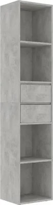 Immagine prodotto di Libreria Grigio Cemento 36x30x171 cm in Legno Multistrato