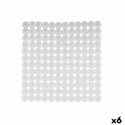 Obrázek produktu pro Protiskluzová podložka do sprchy Transparentní PVC 54 x 54 x 1 cm (6 kusů)