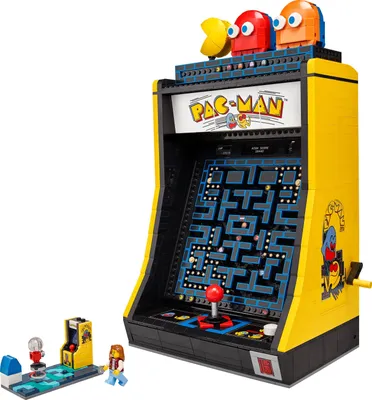 Produktbild von LEGO Icons PAC-MAN Spielautomat, Arcade Machine für Fans, Modellbausatz für Erwachsene, Modell einer Retro-Videospiel-Konsole mit ikonischen Figuren, Geschenk für Männer und Frauen 10323
