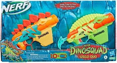 Immagine prodotto di Hasbro Nerf Dinosquad Stego Duo Pack