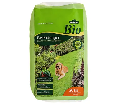 Produktbild von Dehner Bio Rasendünger, 20 kg, für ca. 400 qm