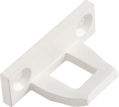 Produktbild von Schließblech zu Oberlichtschnapper ALU Überschlaghöhe  3 mm weiß RAL 9010